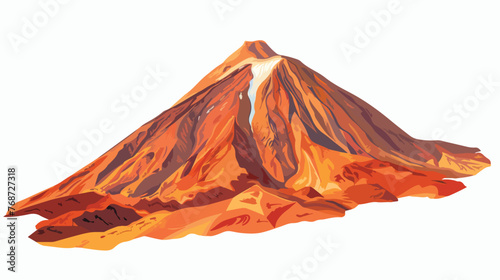 Mount Teide volcano Tenerife island aerial view