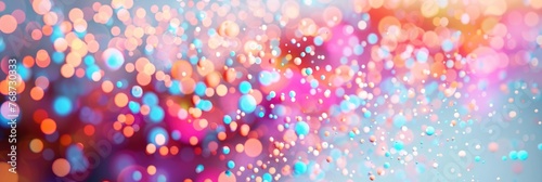Abstract Pastel Bokeh Light Background