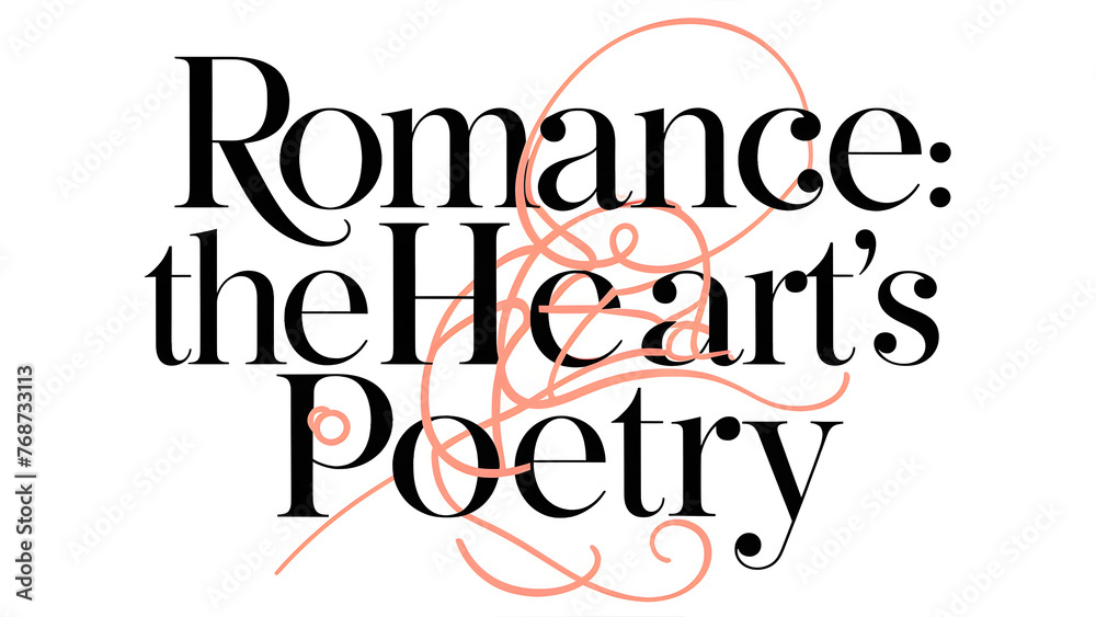 Typography design of the phrase Typography design of the phrase