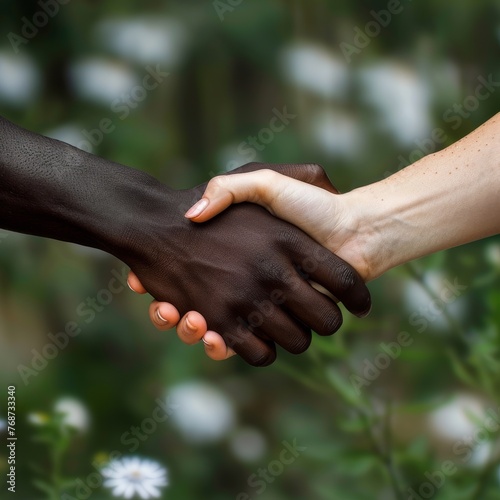 Close Up of Two People Shaking Hands