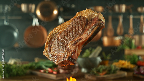 Close-up of tasty beef stea...