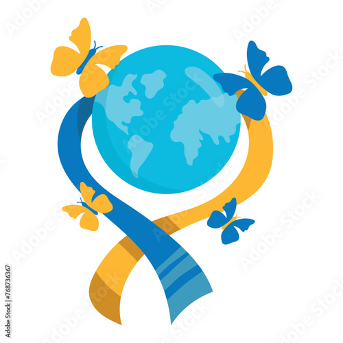 down syndrome day illustration