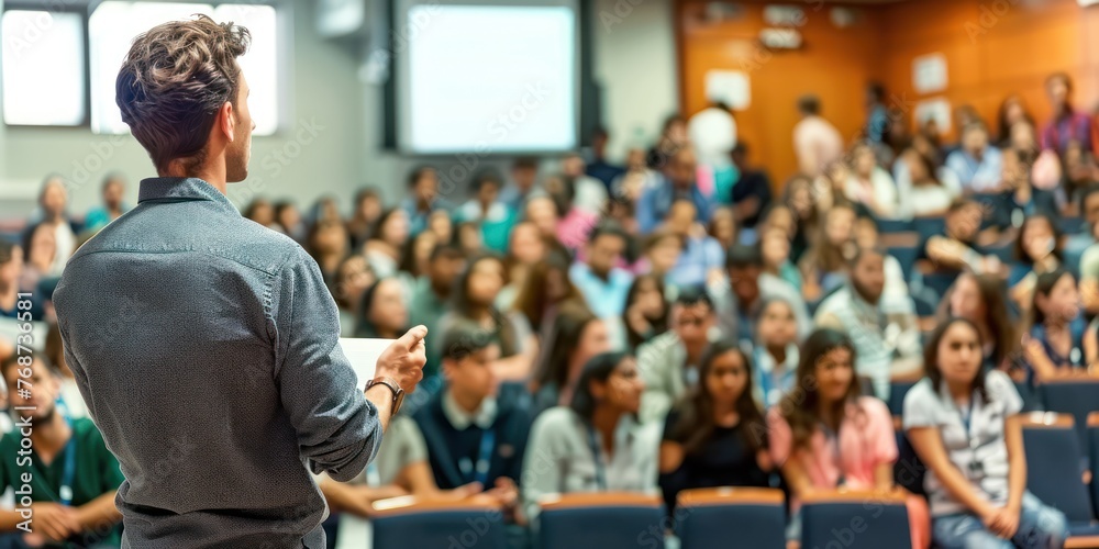 A photography of public speaking college A photography of public speaking college
