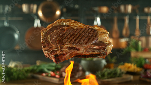 Close-up of tasty beef stea...