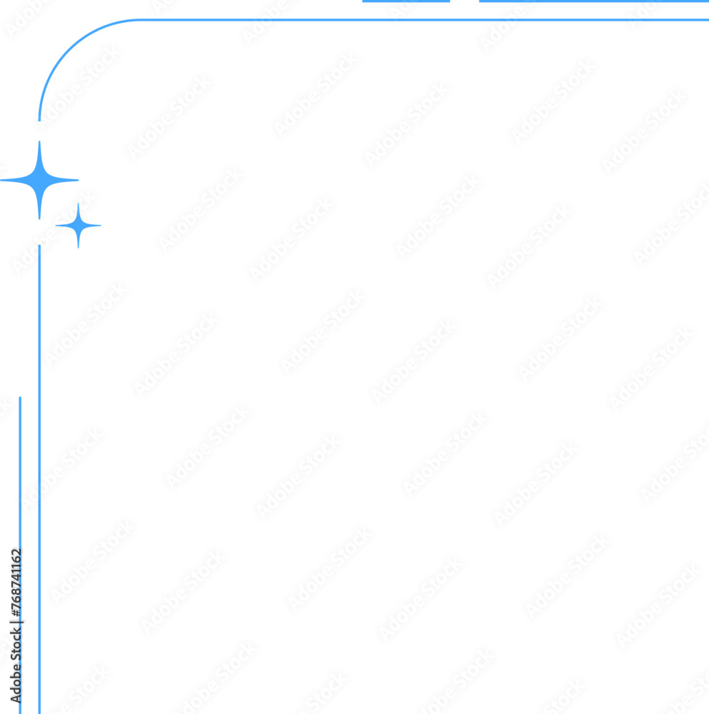 Obraz premium minimalist aesthetic line frame