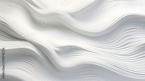Digital white wave curve sculpture abstract graphic poster web page PPT background