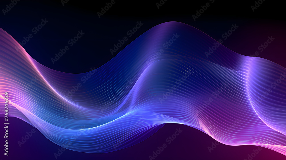 Digital purple blue glowing wavy curve abstract graphic poster web page PPT background Digital purple blue glowing wavy curve abstract graphic poster web page PPT background