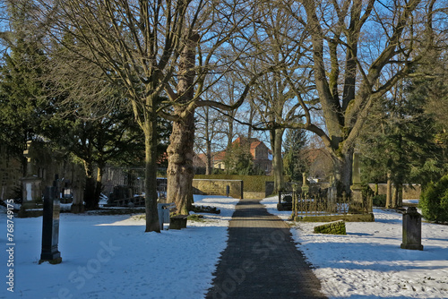 Main Path of the Old Cemetery in Korbach