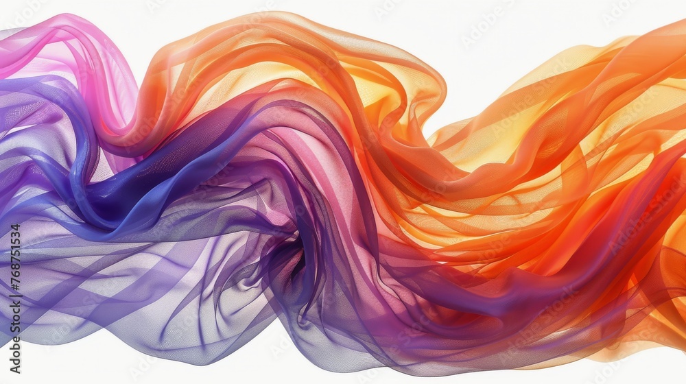 Abstract Red, Orange, and Blue Wave Abstract Red, Orange, and Blue Wave