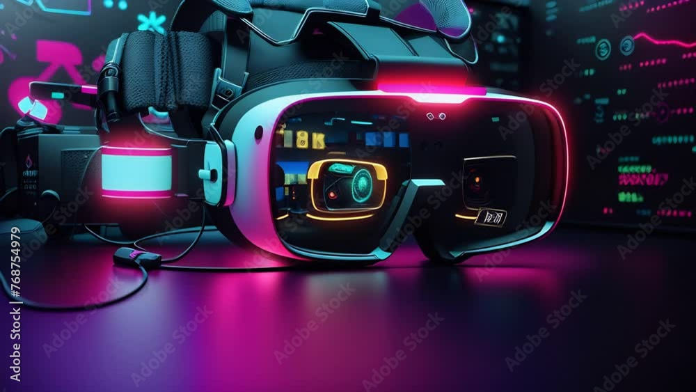 glasses look close up on a dark background in neon style glasses look close up on a dark background in neon style