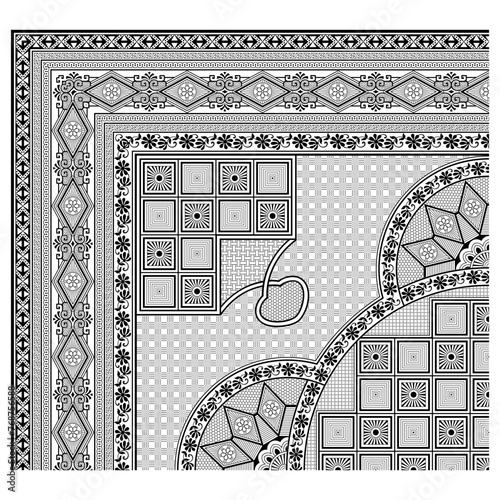 bedsheet design digital art use hand work and digital printing