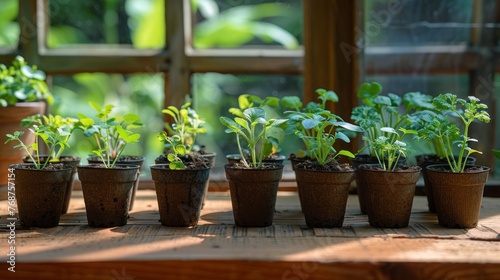 Assorted Plants Arranged on Table
