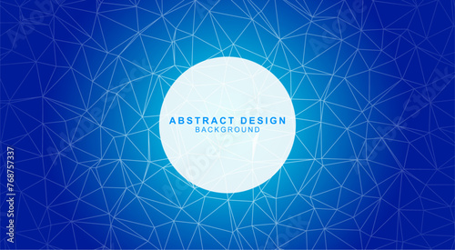 丸と三角形で組み合わせた抽象的な多角形の背景素材