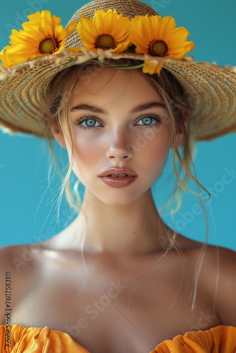 Woman Holding Rabbit in Her Arms