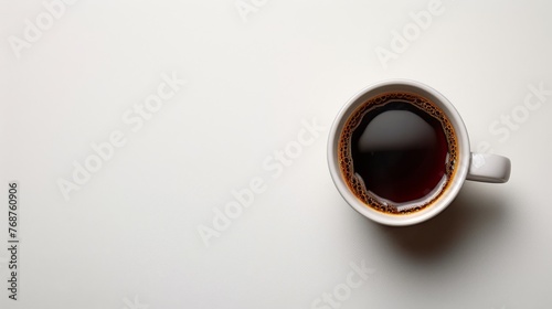 Cup of Coffee on White Table