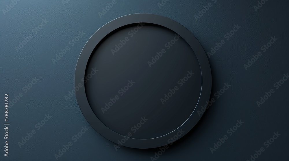 The solid black circle stands out against the minimalist dark blue background. Simple yet eye-catching and modern elements. This makes it suitable for a variety of designs. The solid black circle stands out against the minimalist dark blue background. Simple yet eye-catching and modern elements. This makes it suitable for a variety of designs.