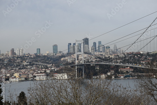 Photography city harbour bridge and skyline