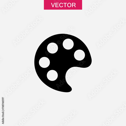 palette icon vector, flat trendy style illustration on white background..eps