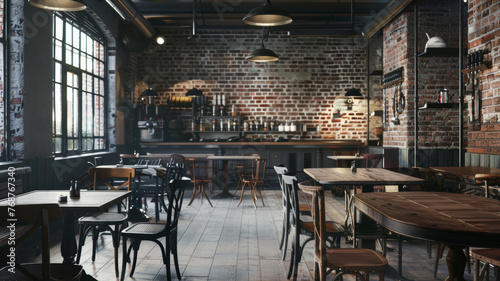 An inviting café interior, basked in soft light, waits to host stories over steaming cups of coffee.