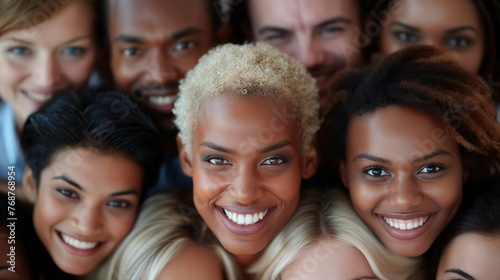 Diverse Group Posing for Picture