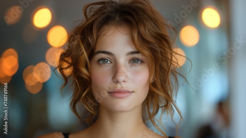 Close Up Portrait of Person With Blurry Background