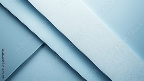 minimal split background using a monochromatic color scheme of light blue and white.
