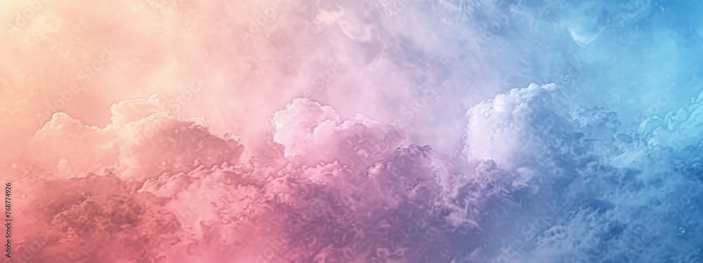 gradient ombre effect where the background transitions smoothly from one pastel color to another.