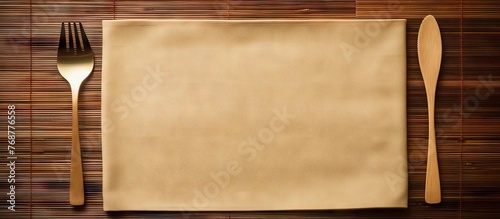 Table setting with a silk n...
