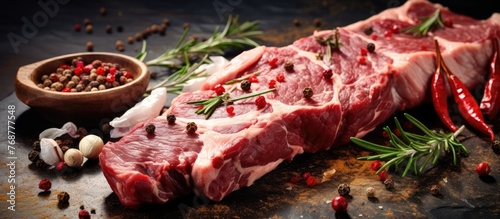 A close-up view of a single...