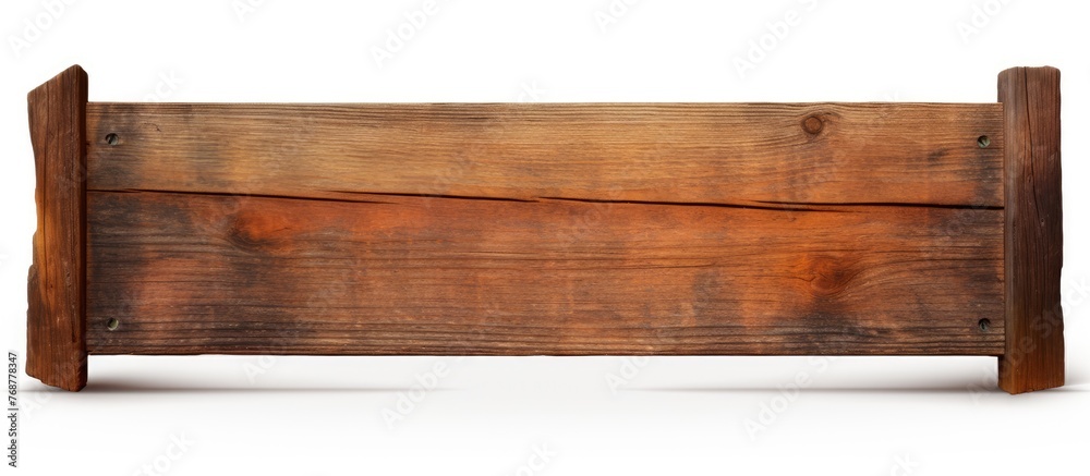 A detailed close-up view of a wooden box, showing its texture and grains, set against a plain white background A detailed close-up view of a wooden box, showing its texture and grains, set against a plain white background