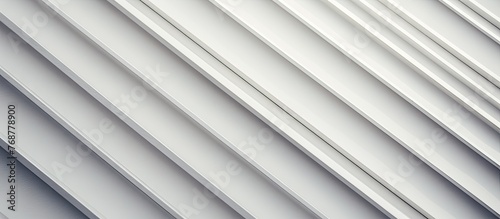 Metal roof with a distinct design displaying a series of white stripes running across its surface