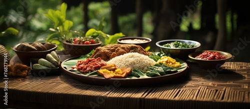 A traditional Sundanese vil...