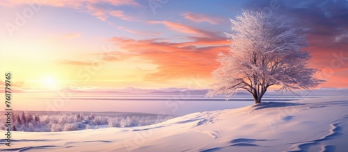 Standing amidst a serene wi...