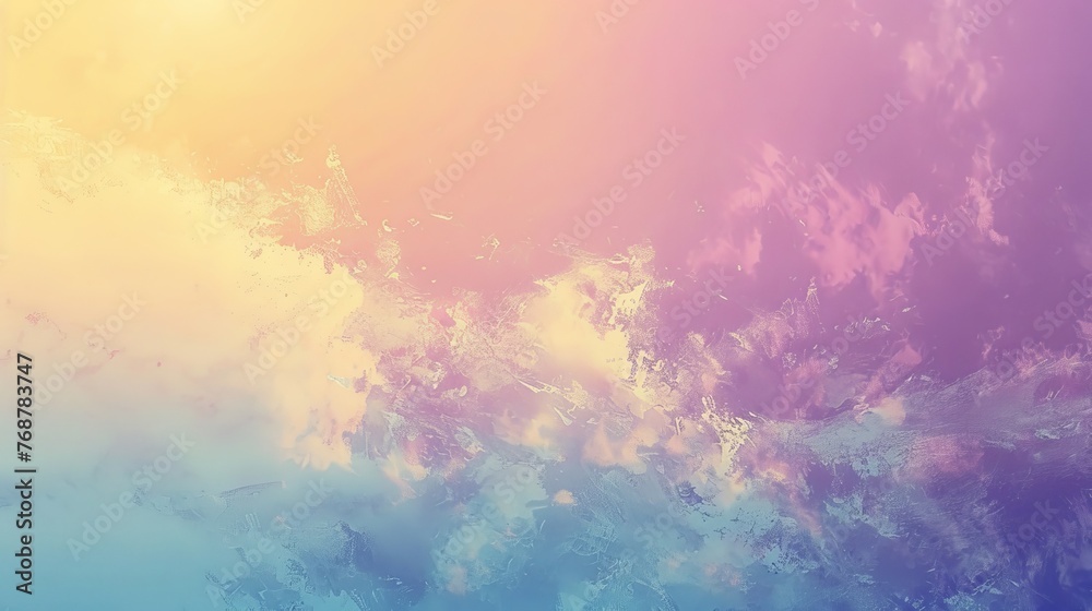 pastel gradient background with radial transition, blending soft lavender with pale yellow in a gentle, sun-kissed effect.