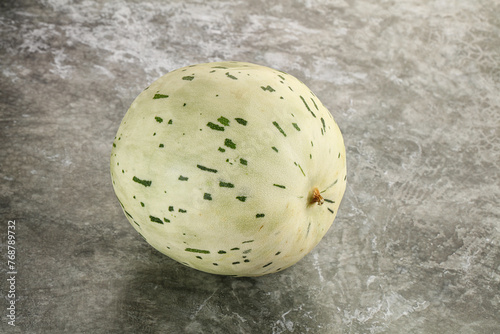 Ripe sweet juicy Dalmatin melon photo