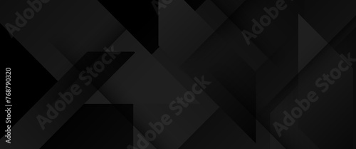 Black vector minimalist modern abstract banner with shapes. For website, banners, brochure, posters, flyer, card, and cover