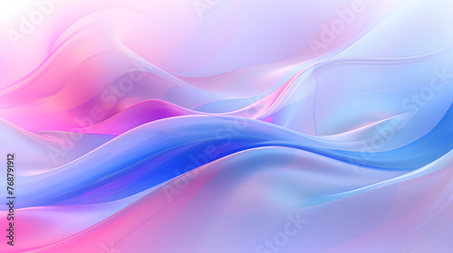 Digital pink blue fantasy curve abstract graphic poster web page PPT background