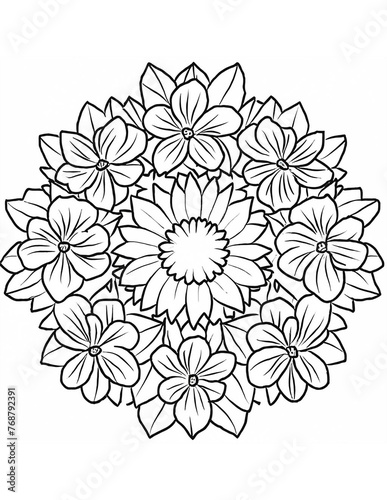 mandala coloring book for adults and children