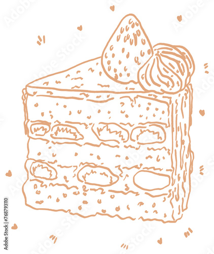 Ilustraton stamp food design icons decoration ice cream rice 