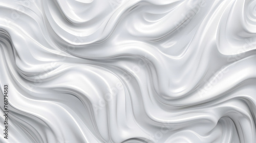 Digital white cream curve sculpture abstract graphic poster web page PPT background