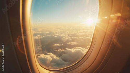 飛行機の窓から見える景色 photo