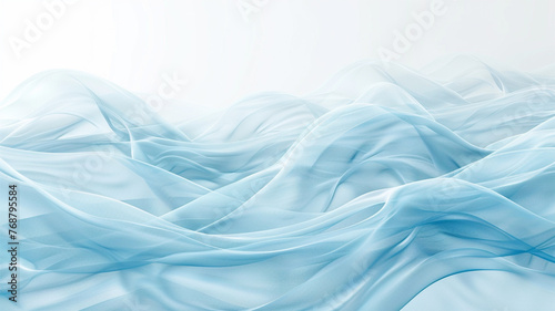青色の波形のイメージ