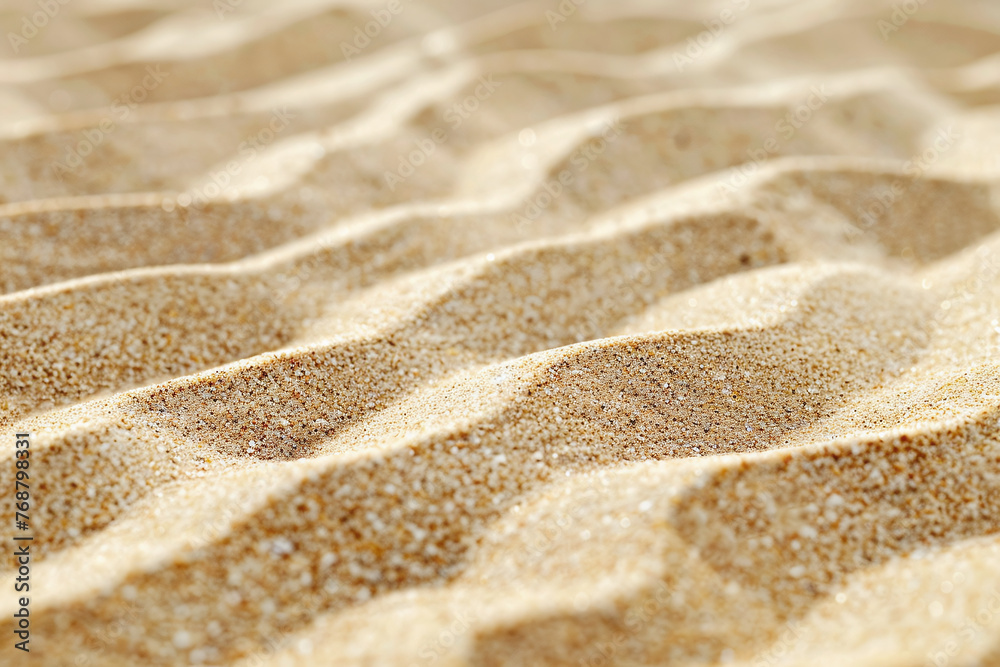 Nature's Artistry, Delicate Sand Ripples Formed by Sea Breezes on a Pristine Beach Nature's Artistry, Delicate Sand Ripples Formed by Sea Breezes on a Pristine Beach