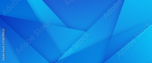 Blue abstract banner with shapes. For business banner, formal backdrop, prestigious voucher, luxe invite, wallpaper and background