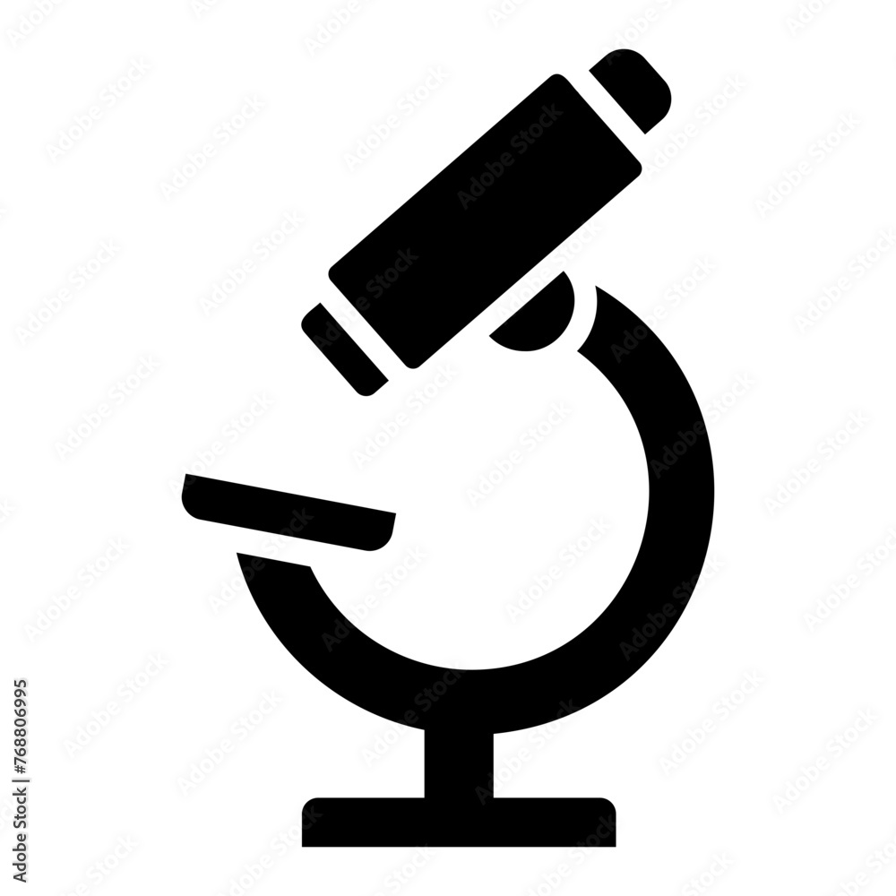 microscope glyph icon microscope glyph icon