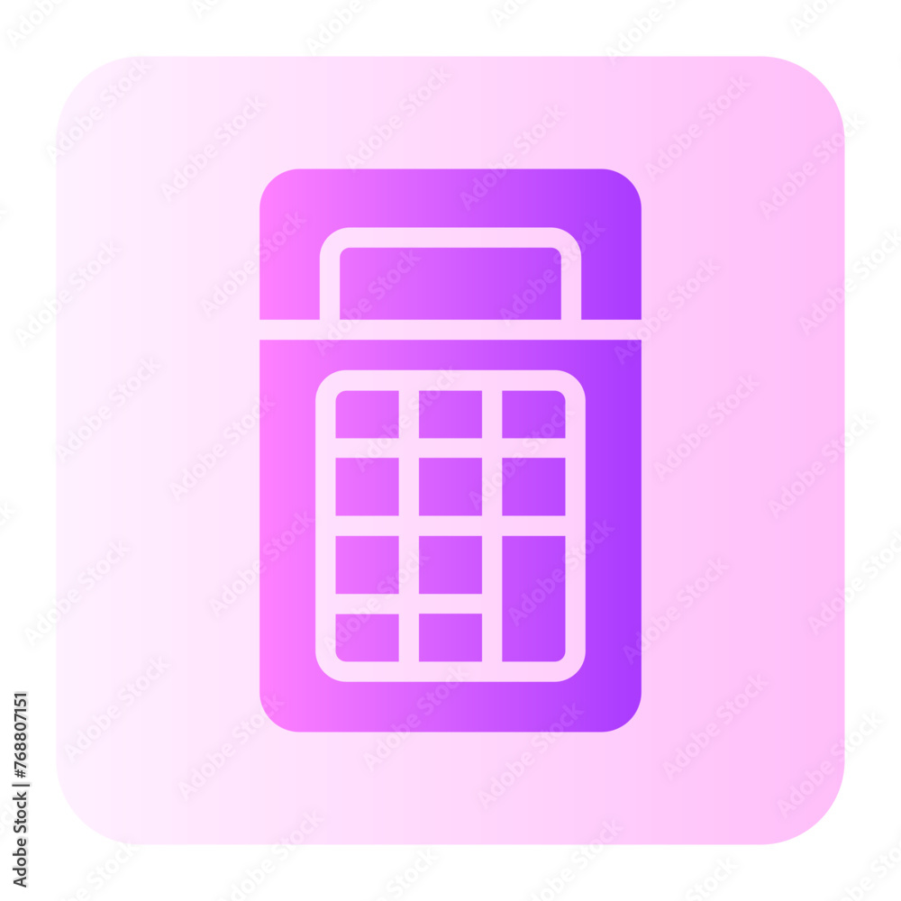 calculator gradient icon calculator gradient icon