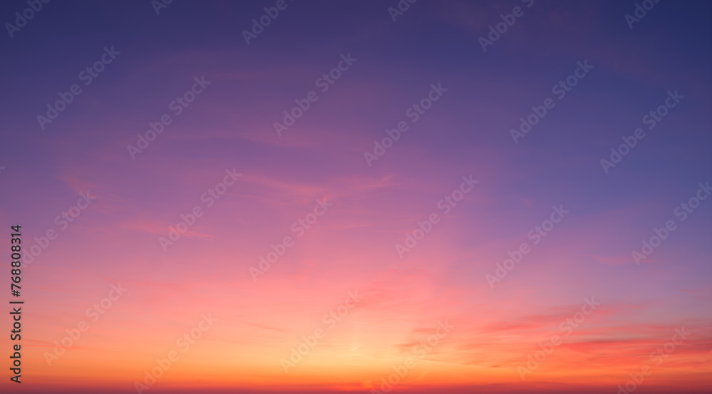 Beautiful dramatic scenic after sunset sky background after sunset