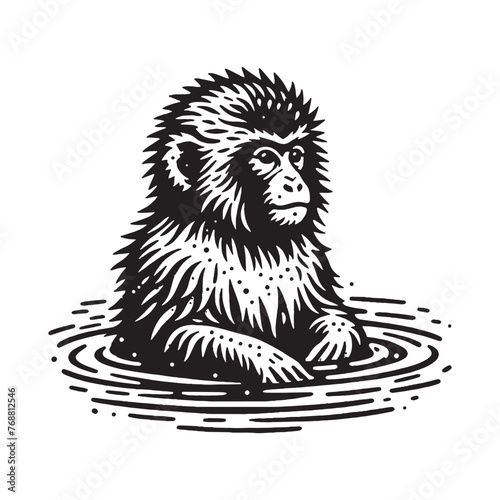 CuteBeautiful vintage engraving illustration, emblem, icon, logo. Black lines	. Beautiful vintage engraving illustration, emblem, icon, logo. Black lines	