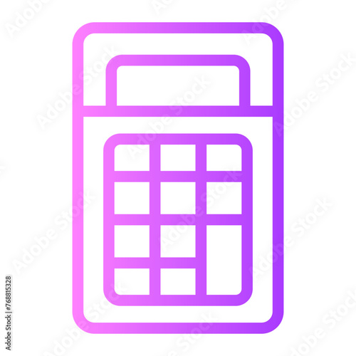 calculator gradient icon