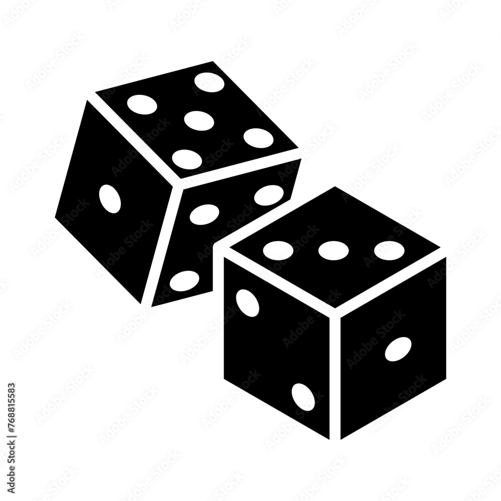 Dice Icon Element For Design Dice Icon Element For Design